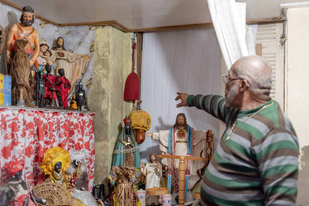 Centro Africano São Miguel Arcanjo, um dos terreiros afetados pelas enchentes no Rio Grande do Sul